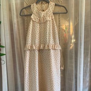 Orla kiely dress red polka dot